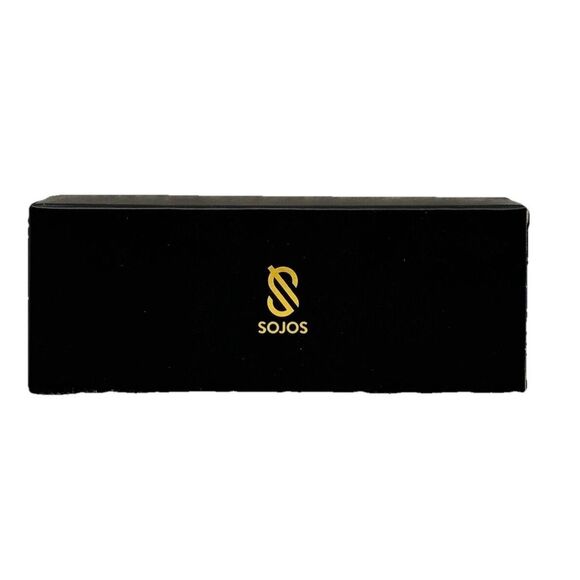 SOJOS Retro Aviator Sunglasses for Women Classic 70s Black/Grey - Picture 5 of 6